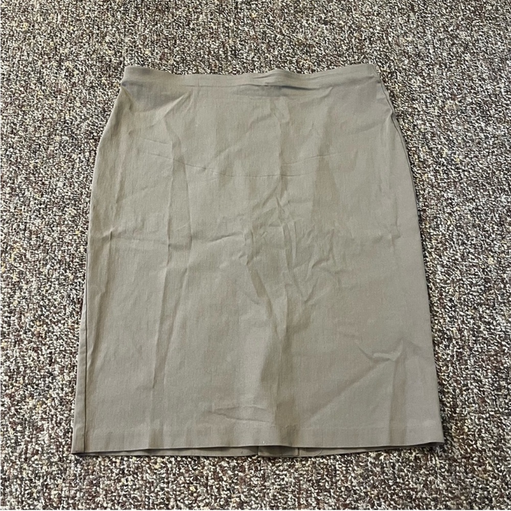 NYC Tan Pencil Skirt Knee-Length